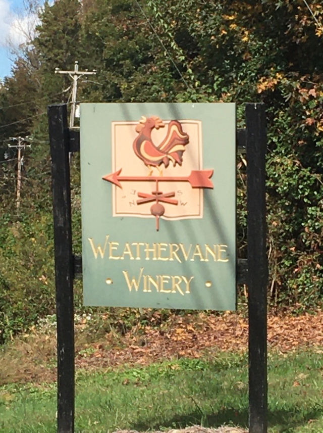 Weathervane Winery Sign